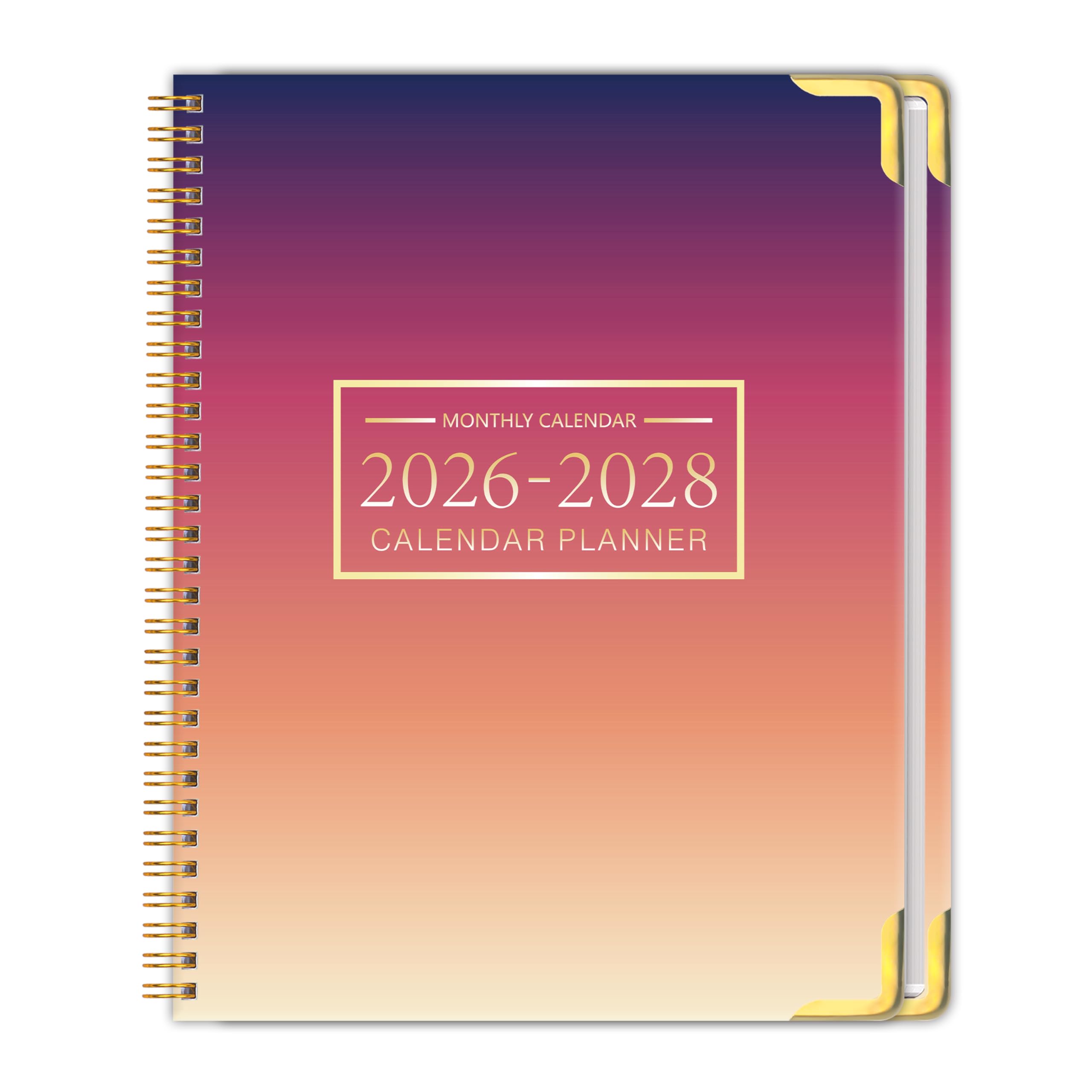 Amazon.com : Monthly Calendar Planner 2026-2028, 3 Years Organizer