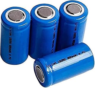 ILOJ 18350 Lithium Battery 3 7V 850Mah Icr 18350 Cell Button Top for Flashlight Electronic Product 4