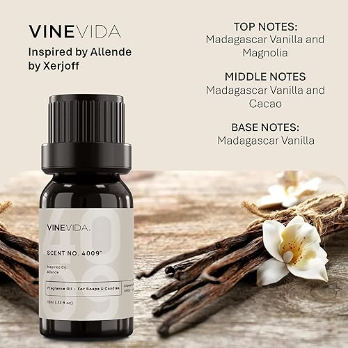 Miniatura 386 de VINEVIDA Aceite aromático n.º 4800 inspirado en un millón de hombres para fabricación de velas y jabón, fabricado en Estados Unidos