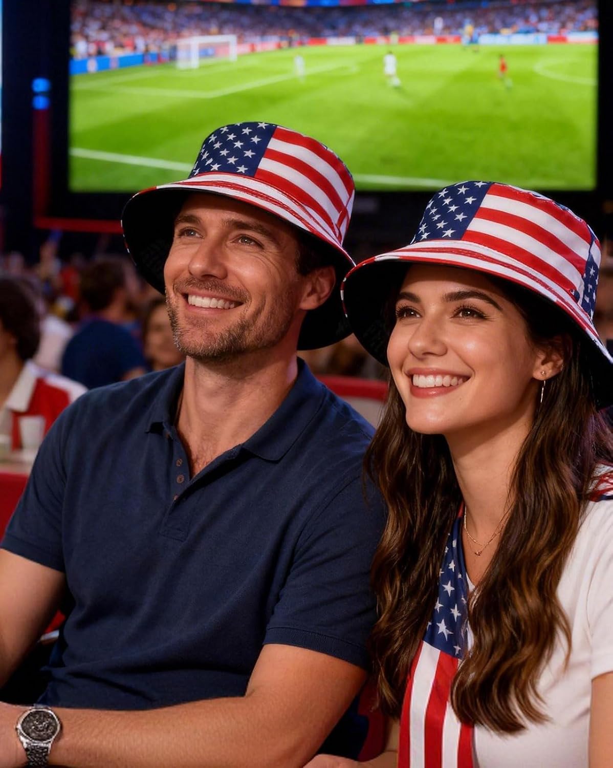 2026 Soccer Bucket Hat with National Flag, Unisex Football Fan Apparel, Ideal Football Gift for Sports Supporters