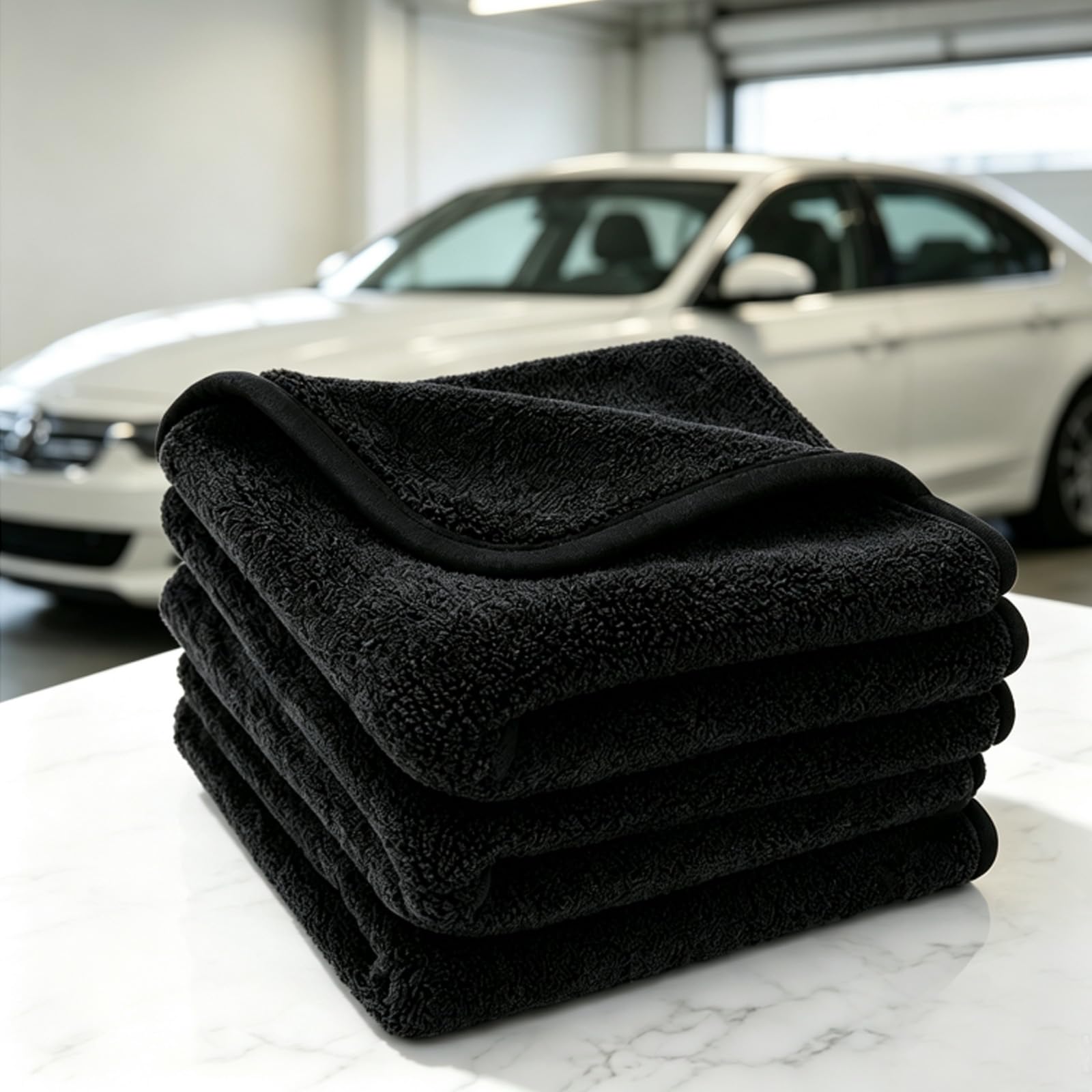 Panno Microfibra Auto, Panno Asciugatura Carrozzeria, Panni in Microfibra, Panno per Vetri Senza Aloni (1Pc - 60 * 90cm)