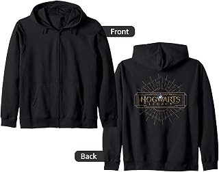 Harry Potter Hogwarts Legacy Full Color Logo Zip Hoodie