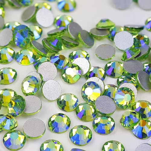 Vista 179 de Genie Crystal ss34 Red Glass Rhinestones 288 Pcs, 7.0 mm Big Light Siam Flatback Rhinestone, Diamond Cut Gems for Crafts, Face Mask, Makeup