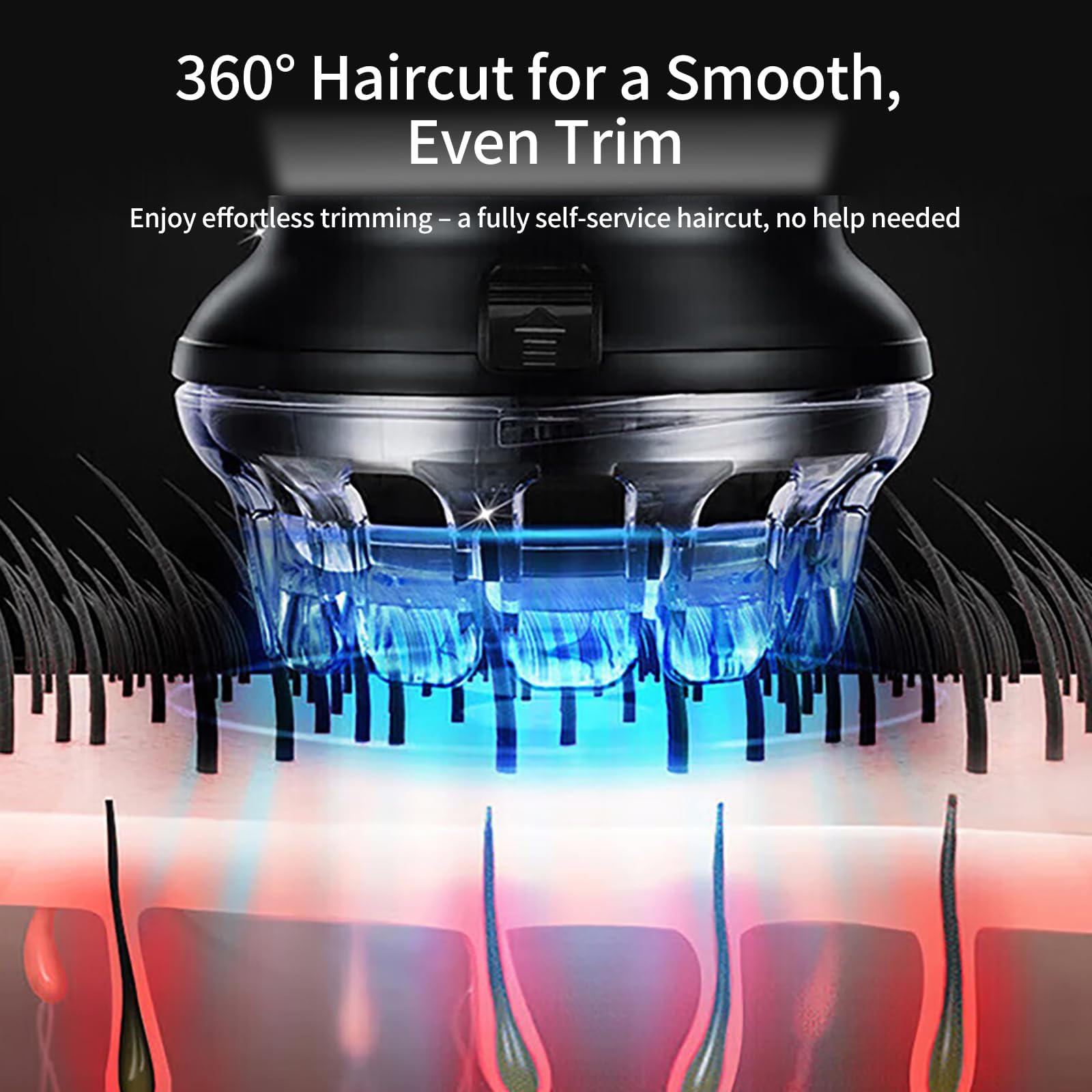 Juego de cortadora de pelo para hombre, kit de aseo corto eléctrico inalámbrico para hombre, profesional, impermeable, recortadora personal para hombre, familia y hombre