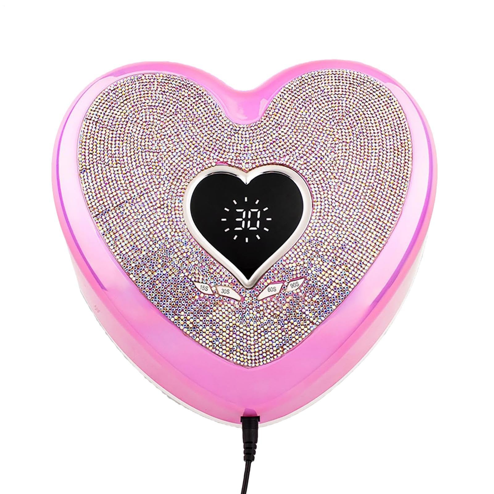 LED Suszarka do Lakieru Paznokci 96W Maszyna do Manicure z 39 Diodami LED | Szybko Utwardzająca Lampka Z 4 Trybami Czasowymi Dla Kobiet, Żon, Dziewczyn, Partnerów, Rodziny i