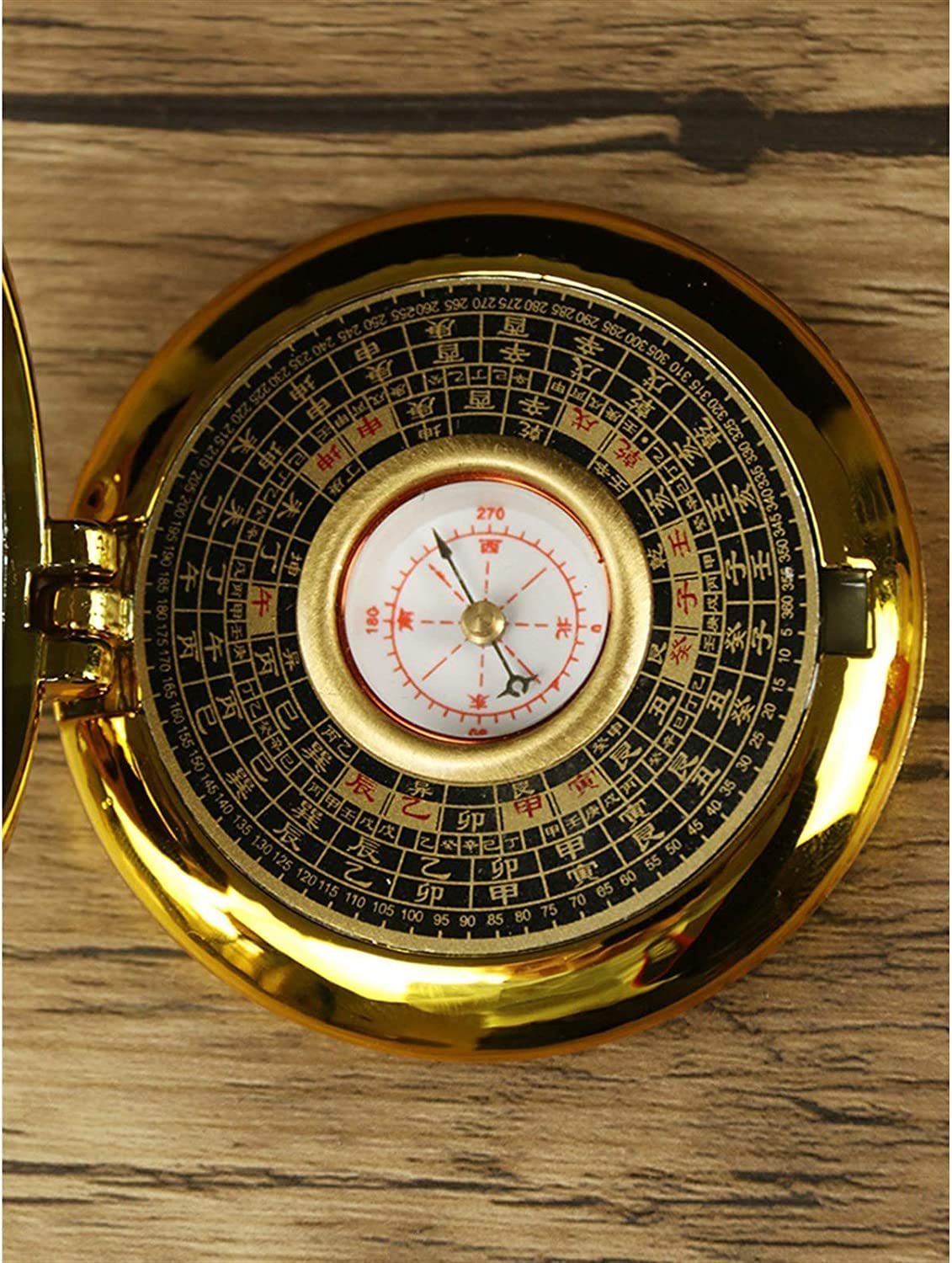 Brújula pequeña Placa Feng Shui Brújula for Principiantes de Alta precisión Disco Integral Tres en uno de Tres yuanes for Llevar con Usted Brújula China Antigua