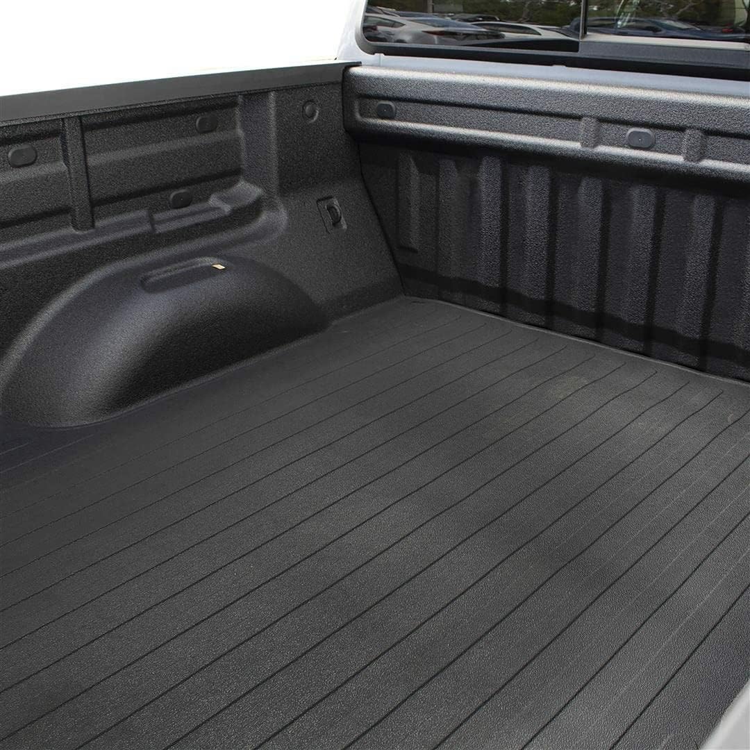 High Strength 3/8" Thick Rubber Bed Mat Direct-Fit for 2005-2022 Toyota Tacoma 6' Bed