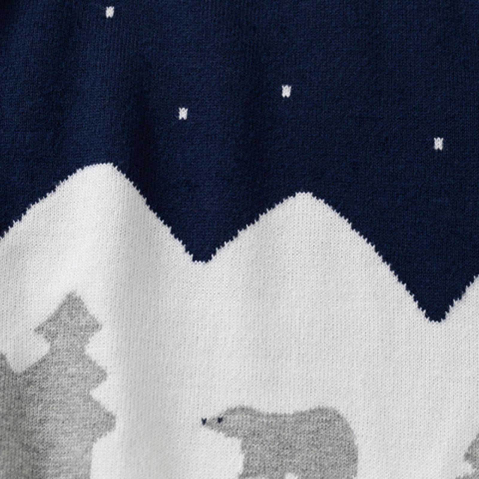 Generisch Ropa de bebé para niños con doble hilo de algodón, estampado SNW Motain-Boss y suéter base de forro polar cálido, mochila deportiva para niños