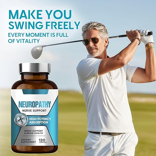 Miniatura 6 de Salvador de nervios para neuropatía, salvador de nervios, 600 mg de ácido alfa lipoico, alivio dirigido para la neuropatía periférica en manos y