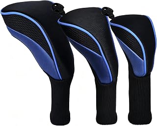 Golf Club Head Covers Set 3 Pieces