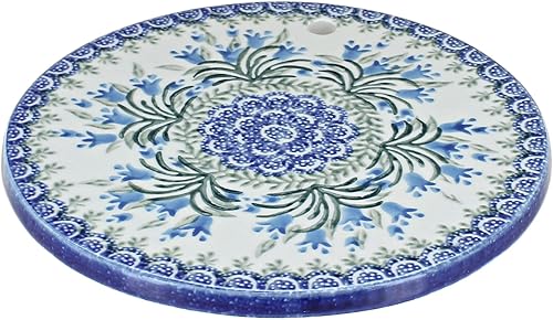 Miniatura 5 de Salvamanteles de cerámica polaca rosa azul