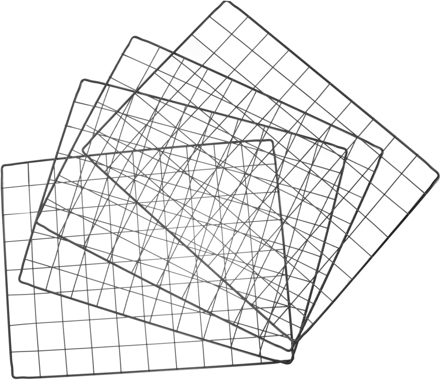 MERRYHAPY 4pcs Strength Durability Pet Dog Cage Mesh Netting Playpen Fencing Extra Dog Kennel Easy to Install