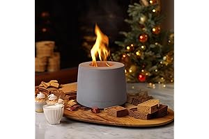 Colsen Tabletop Fire Pit: Cozy Ambiance & S'mores Delight!