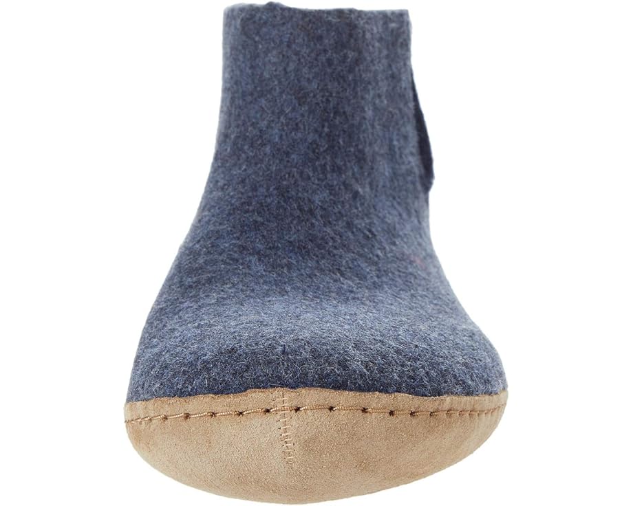 Glerups Wool Boot Leather Outsole - Front View