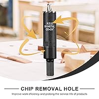 Vista 152 de Sierra perforadora de 4 1/8 pulgadas (4.134 in) para madera y plástico, broca de núcleo de cortador de agujeros bimetálico HSS para paneles de yeso