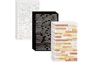 12 Sheets of Tranquil Poetry: Enriching Journaling with 941 Quote Stickers