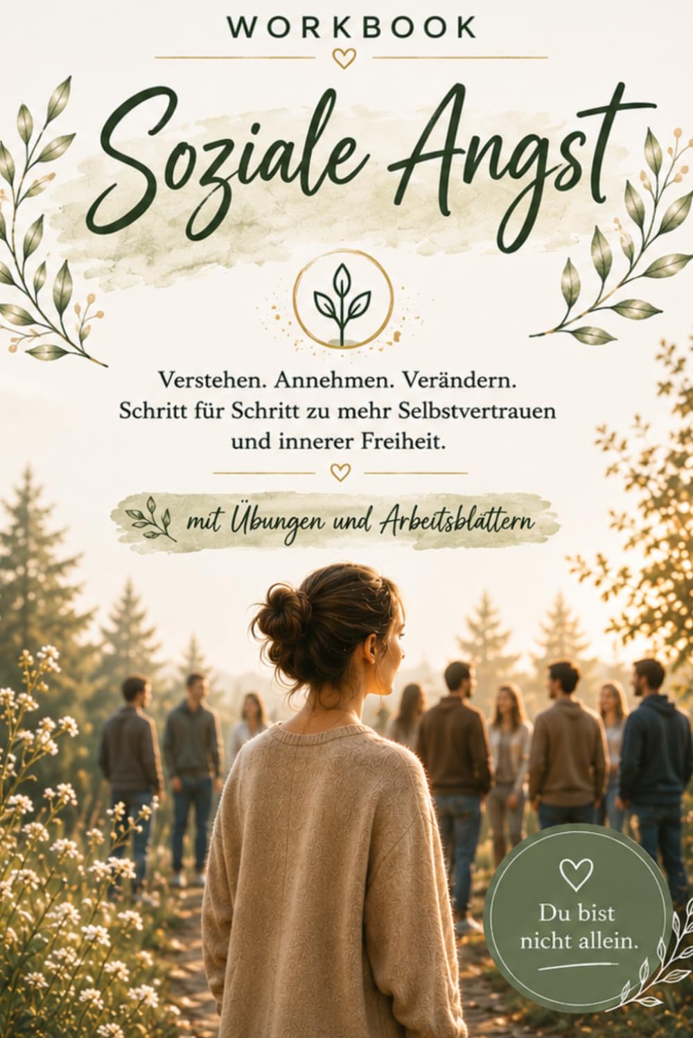 Workbook Soziale Angst überwinden: Workbook mit Übungen, Verhaltensexperimenten & Angsthierarchie | Selbsthilfe bei sozialer Angst
