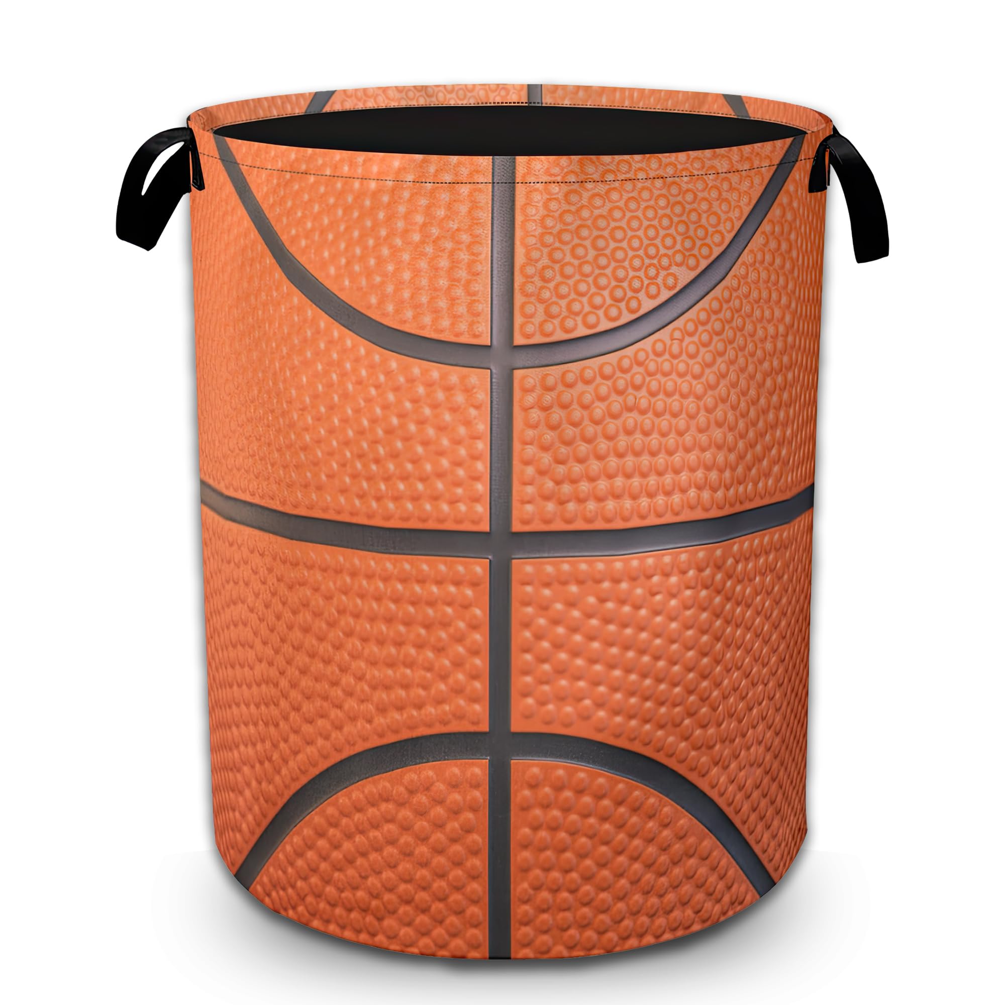 Basketball Laundry Basket Kids Laundry Hamper Toy Dirty Clothes Storage for Boys Room Decor Nursery Oxford Foldable Organizer Washing Baskets for Bathroom