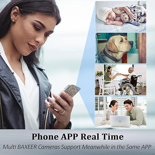 Miniatura 2 de Cámara inalámbrica para el hogar inteligente más pequeño Cámara de seguridad WiFi 1080 p HD Cámaras de vigilancia oculta Detección de movimiento