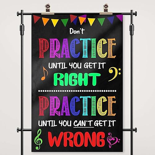 Miniatura 3 de Lyonidas Carteles de práctica de música para el aula, carteles de música, elementos musicales, tablón de anuncios, pósteres de música para aula,