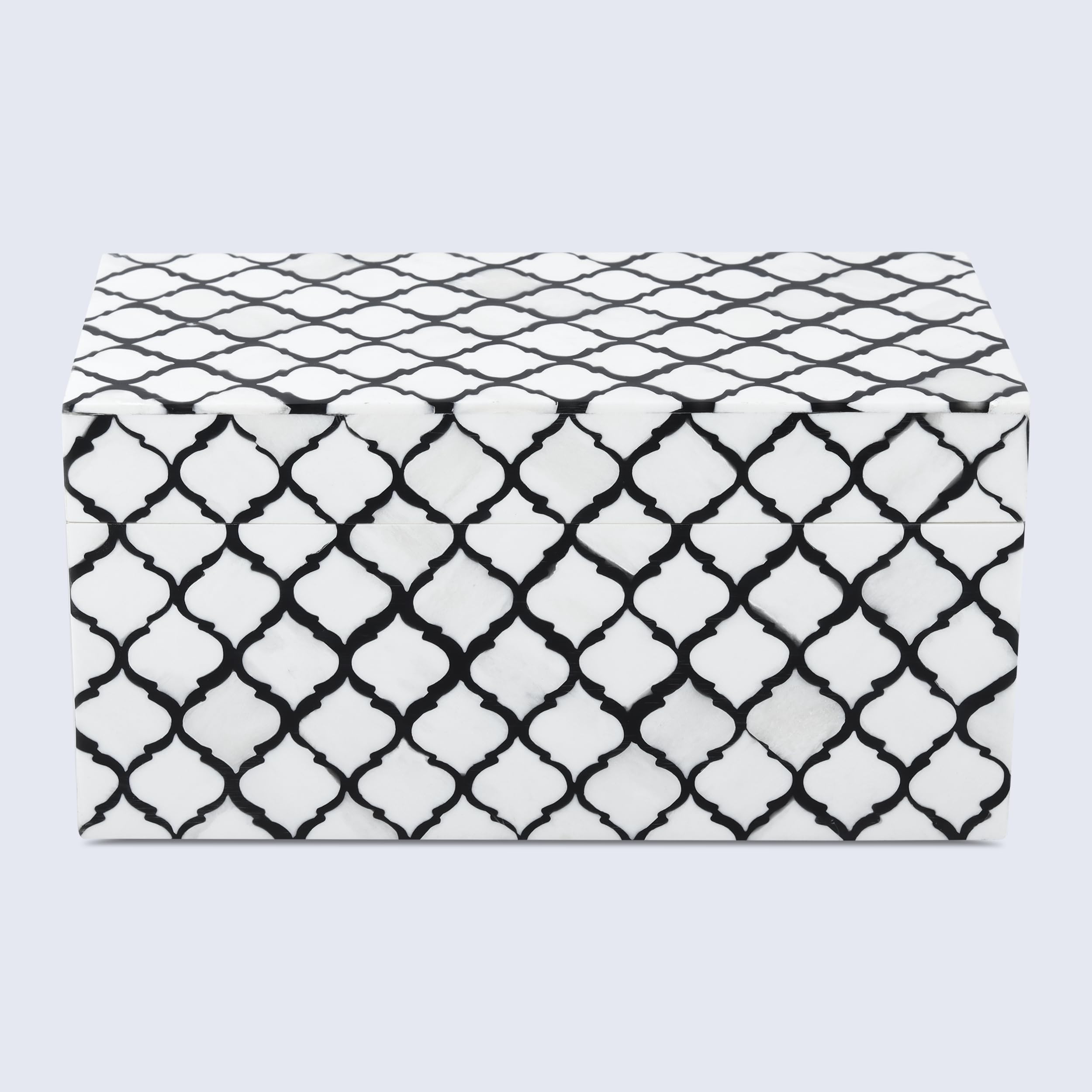 Handicrafts Home Large Decorative Storage Box with Lid, Moroccan Memory Keepsake Storage Box, Deep Jewelry Storage Organizer - Image 4