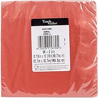 Vista 78 de Creative Converting Touch of Color - Servilletas de papel de 2 capas, 50 unidades, color rojo clásico