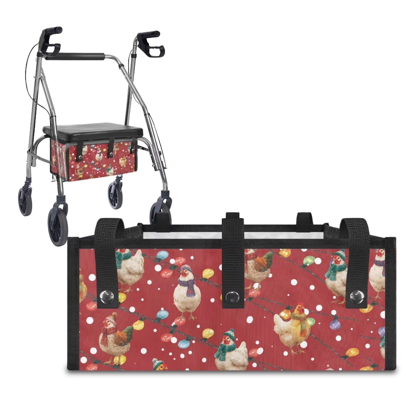 Walker Basket - Tropical Floral Under Seat Bag -25 Walker Basket - Tropical Floral Under Seat Bag -25