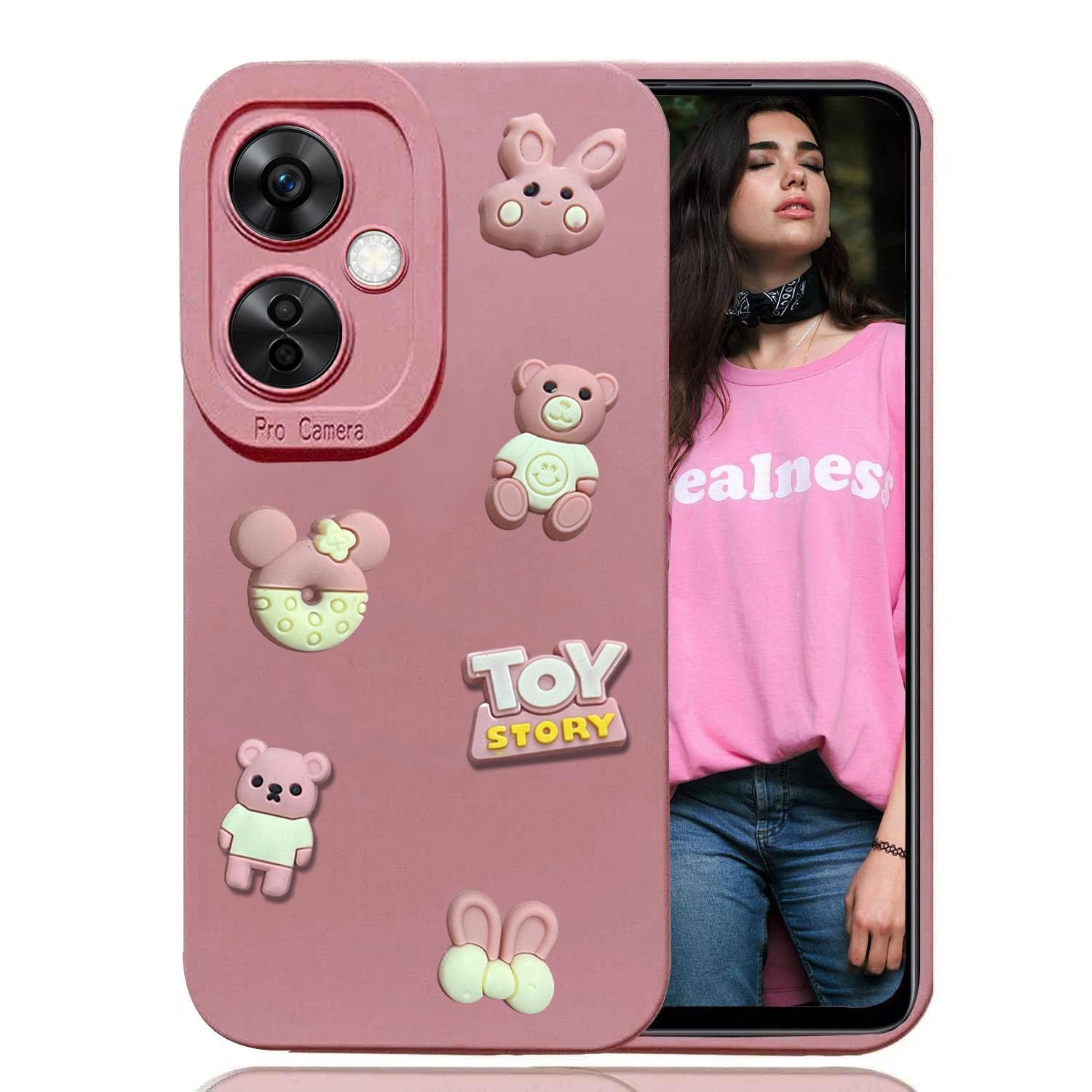 KC Back Cover for Oneplus Nord CE 3 Lite 5G, 3D Cute Cartoon Characters and Donut Shockproof Soft Bumper Silicone Case with Camera Protection (Pink) (B0CB8N71PG) Amazon Price History, Amazon Price Tracker