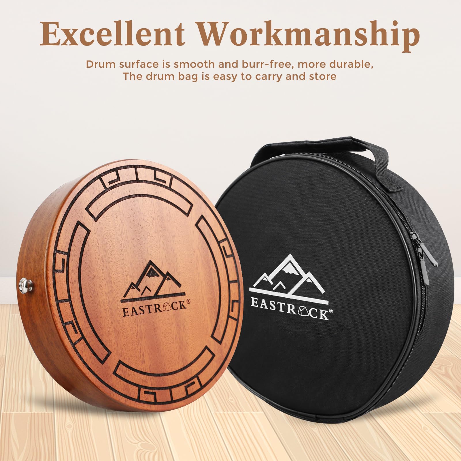 Amazon.com: EASTROCK Portable Travel Cajon Wooden Hand Drum