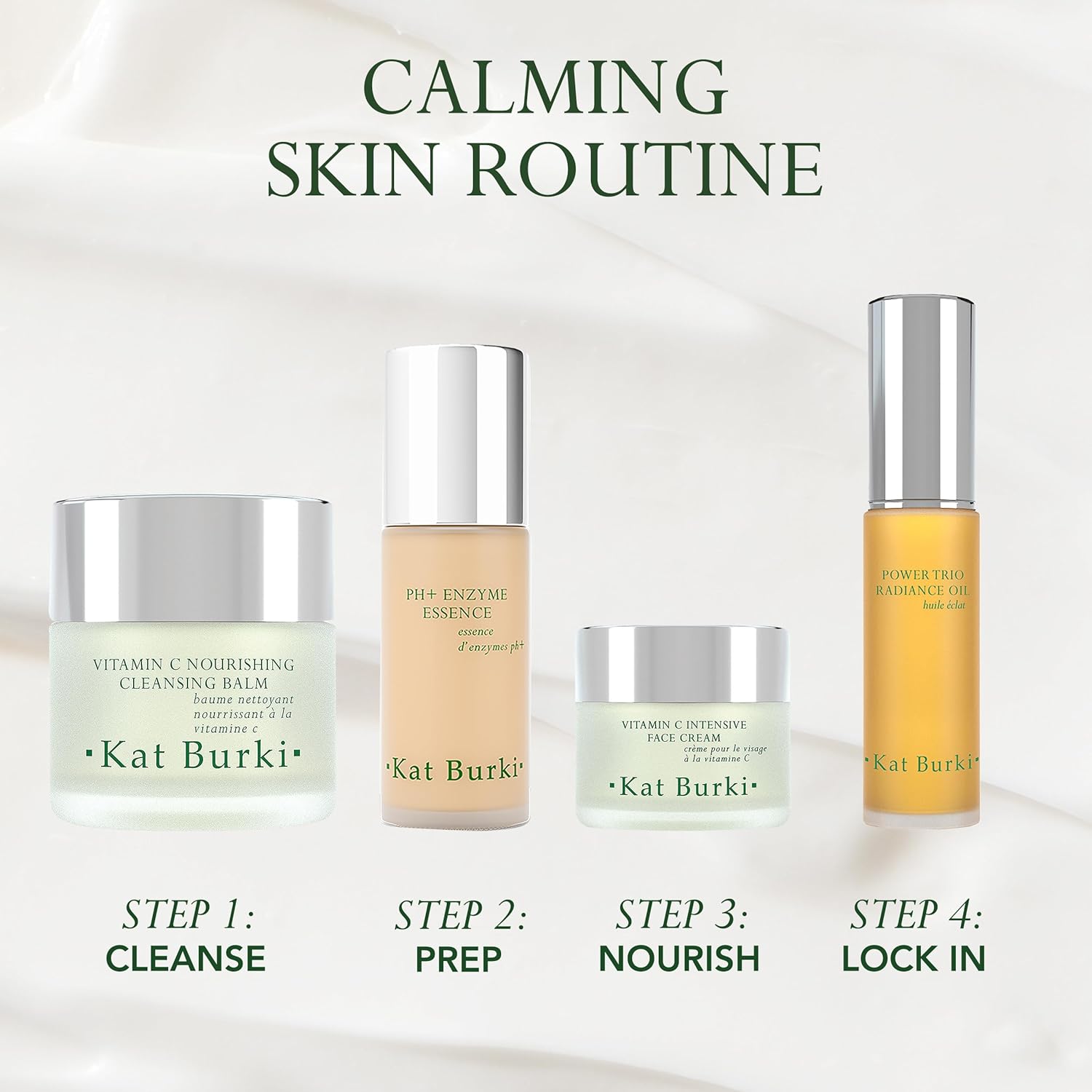 Kat Burki 8% Vitamin C Nourishing Cleansing Balm with KB5 Complex, Gentle Makeup Remover & Hydrating Facial Cleanser with Vitamin E, Rosehip & Avocado Oils 3.4 Fl Oz - Image 6