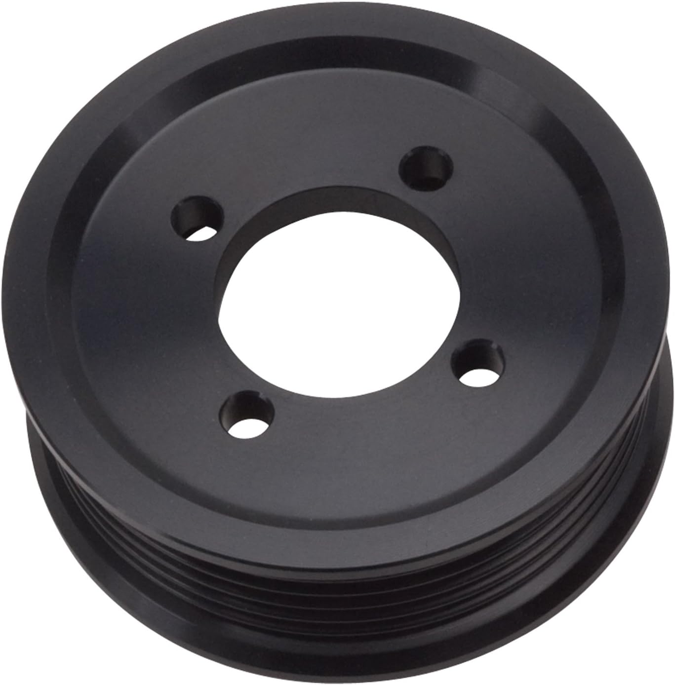 Edelbrock 15821 E-Force Supercharger Pulley 3.25 in. 6 Rib Design For Use w/Stage 3 Professional Tuner System Black Anodized Finish E-Force Supercharger Pulley
