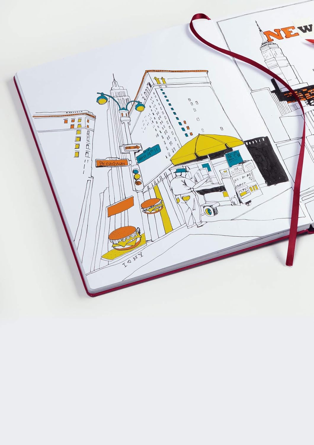 Leuchtturm1917 - Medium A5 Hardcover Sketchbook (Black) - 112 Pages of 150g/m² Paper