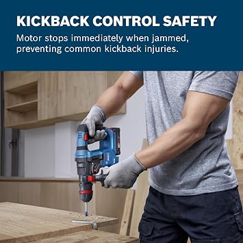 Bosch Professional 18V System Cordless Rotary Hammer GBH 18V-18 X (One Chuck, 2X GBA 5.0Ah, GAL 18V-40, GDE 24)