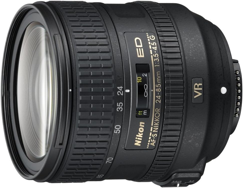 Nikon AF-S NIKKOR 24-85mm f/3.5-4.5G ED VR Lens for Nikon DSLR Cameras…