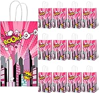 Vista 8 de gisgfim 12 bolsas de arte de pintura prémium con temática artística de cumpleaños, bolsas de golosinas, suministros de regalo, bolsas de regalo