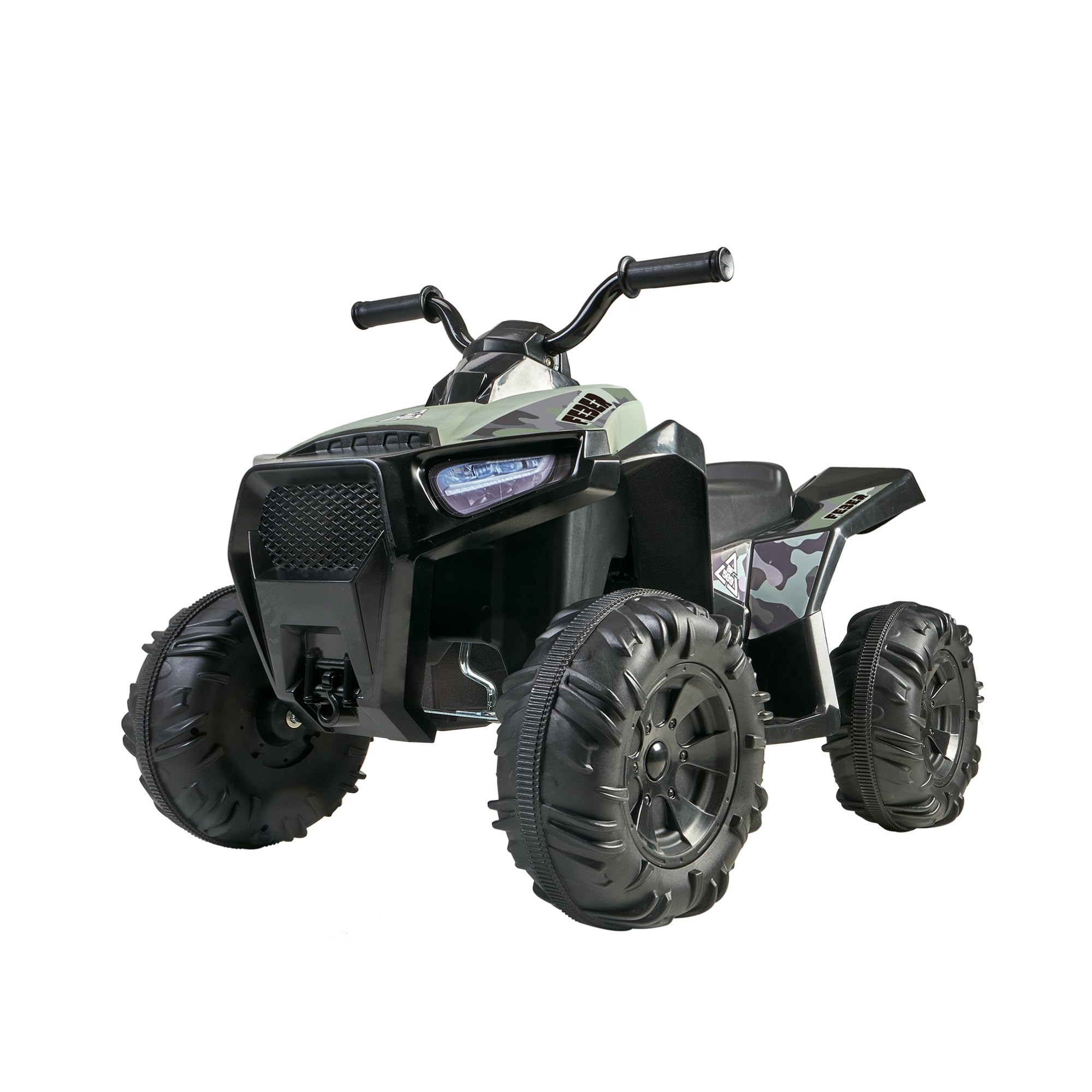 FEBER - Quad Boxer da 12 V, veicolo elettrico a batteria da 12 V, con marce avanti, posteriori e freni, fino a 5 km/h, caricatore incluso, 45 min di gioco, +3 a 5 anni, famoso (FEN45000)