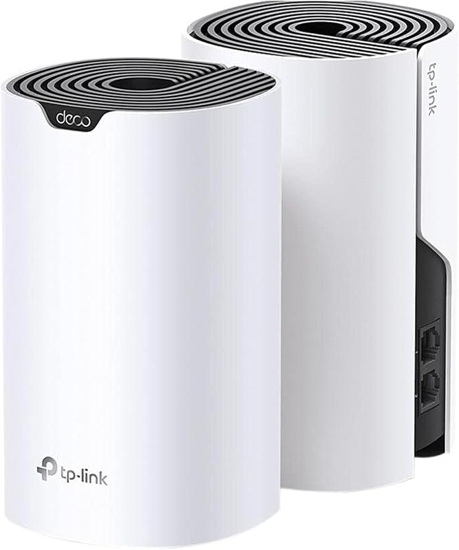 Deco S4 Whole Home Mesh WiFi System - Up to 3,800 Sq.ft. Coverage, AC1900 WiFi Router and Extender Replacement, Parental Controls, Deco S4(2-Pack)