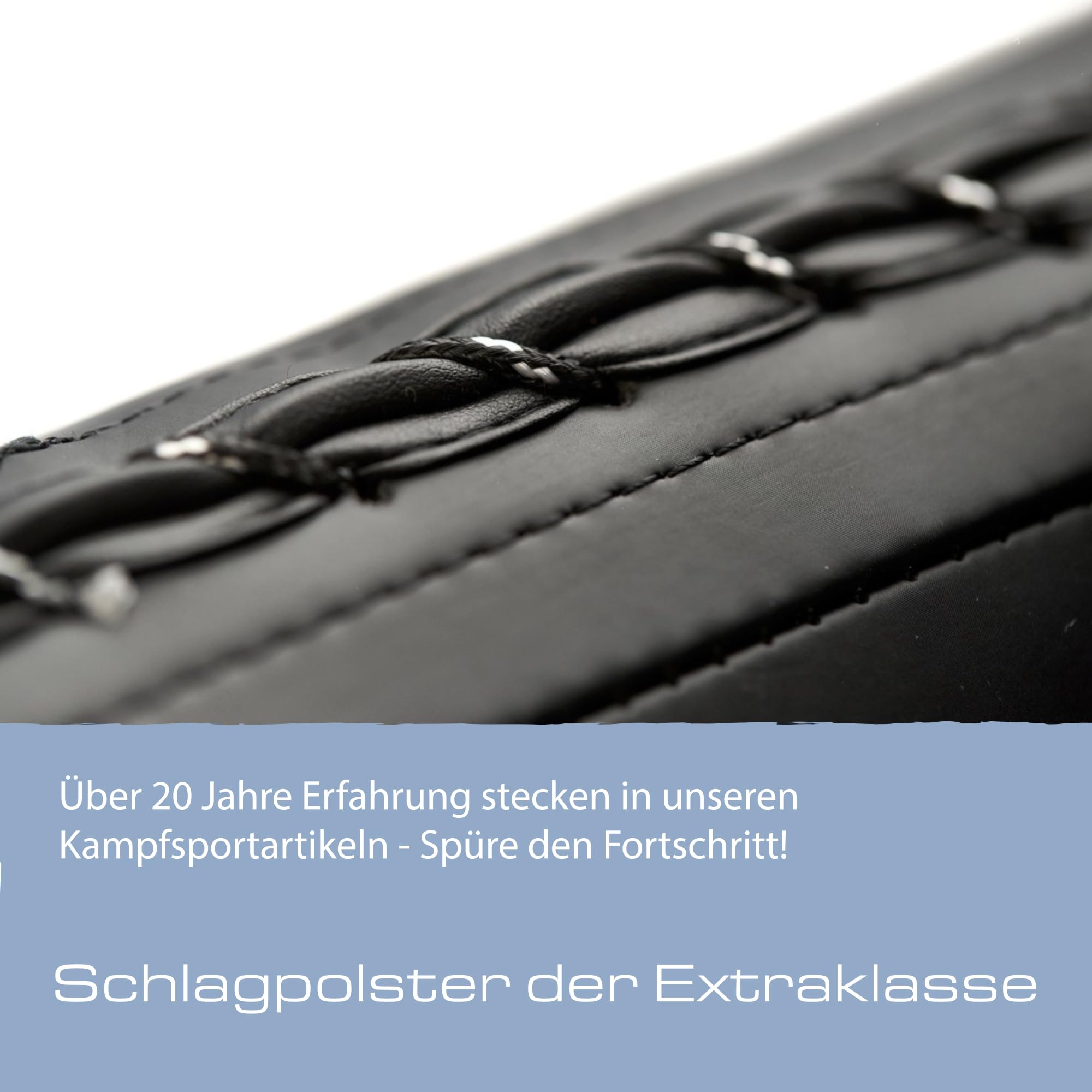 Ju-Sports Doppelhand Schlagpolster Kampfsport 1 STK I Große Pratze aus Kunstleder I Ideal zum Trainieren von Kicks I 3 Klettschlaufen I 48 x 28 x 8cm