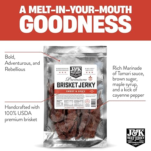 Miniatura 39 de El Jefe Beef Jerky Chile Limon 7oz – Auténtica losa hispana estilo mexicano hecho a mano en pequeños lotes para aperitivos atrevidos y picantes
