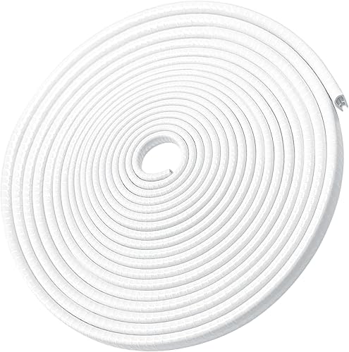 Vista 9 de MYFAMIREA Protectores de Borde de Puerta de Automóvil de 13 Pies (4M) - Protector de Sello de Goma de Borde en Forma de U - Clips Anti-Colisión que