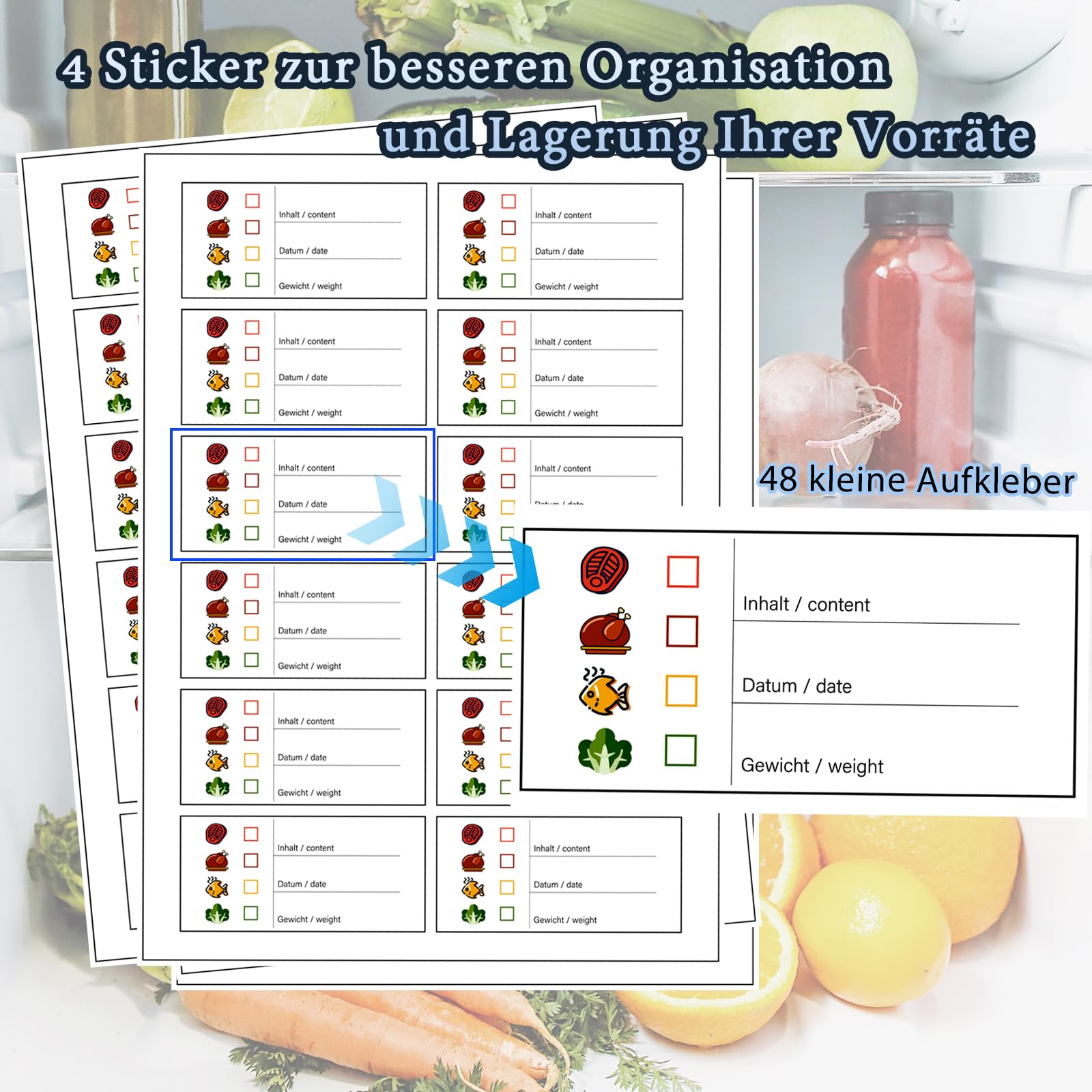 Sacchetti sottovuoto per alimenti – 8 rotoli di pellicola sottovuoto 30 ( 2)/20(4)/15(2) x 300 cm, senza BPA, per tutti i sottovuoto, resistente alla cottura, Sous Vide, riutilizzabili, inclusi quattro