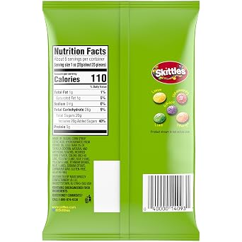 Skittles Bite Size Candy, Sours, 5.7 Ounce Bag