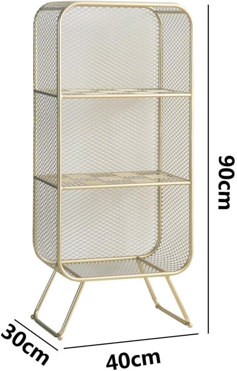 Auyyhui 小型本棚、落下式の地下鉄製トラック、寝室用本棚、中空