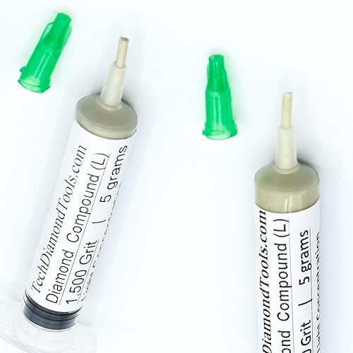 Vista 69 de TechDiamondTools Kit de 3 pasta de pulido compuesto de pulido de diamante fabricado en Estados Unidos 14000 100000 200000 grano para mármol vidrio
