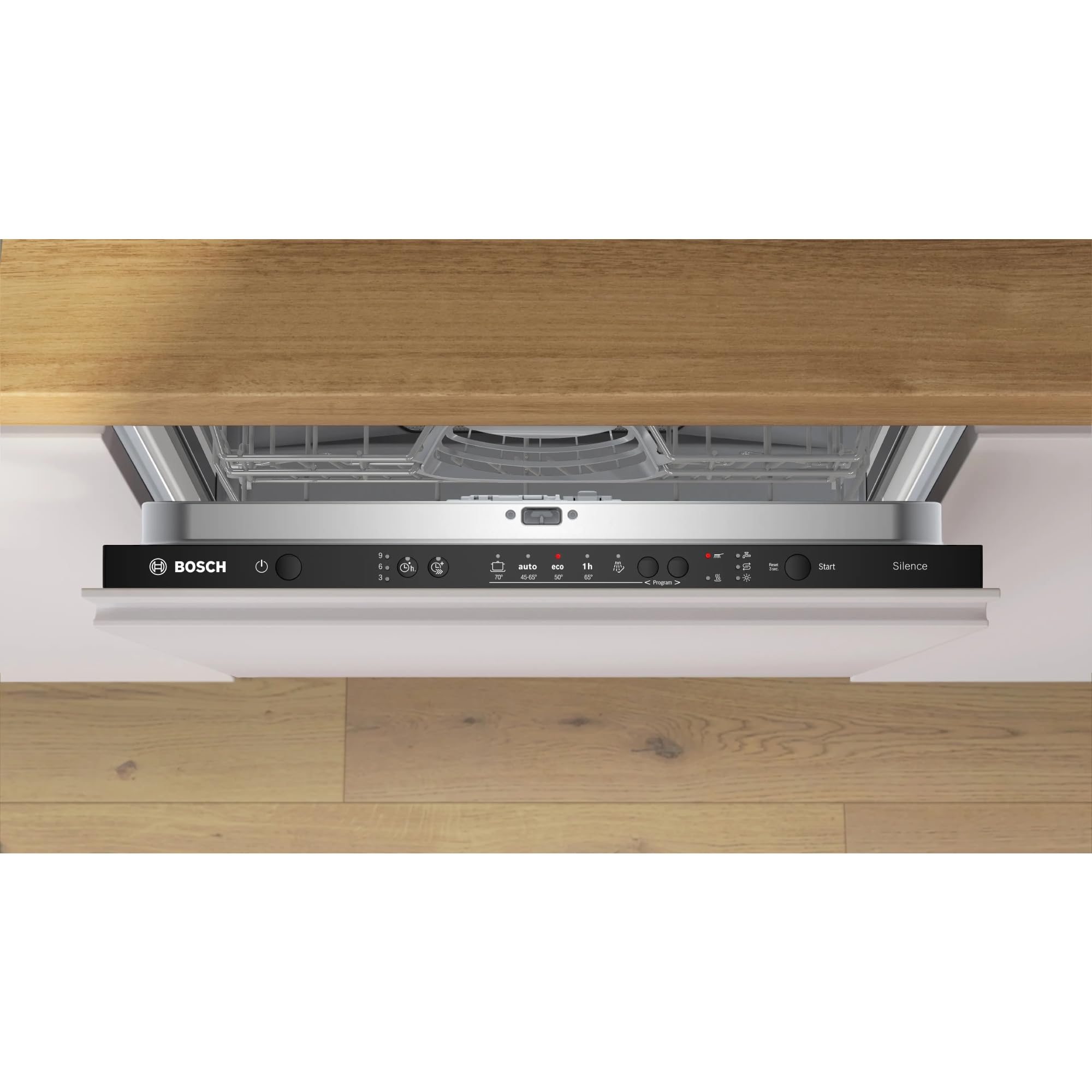 Bosch SMV25EX06F Series 2 - Dishwasher, Built-in, Info Light | 60 cm, Induction motor, Upper basket adjustable to 3 heights, AquaStop, red indicator light