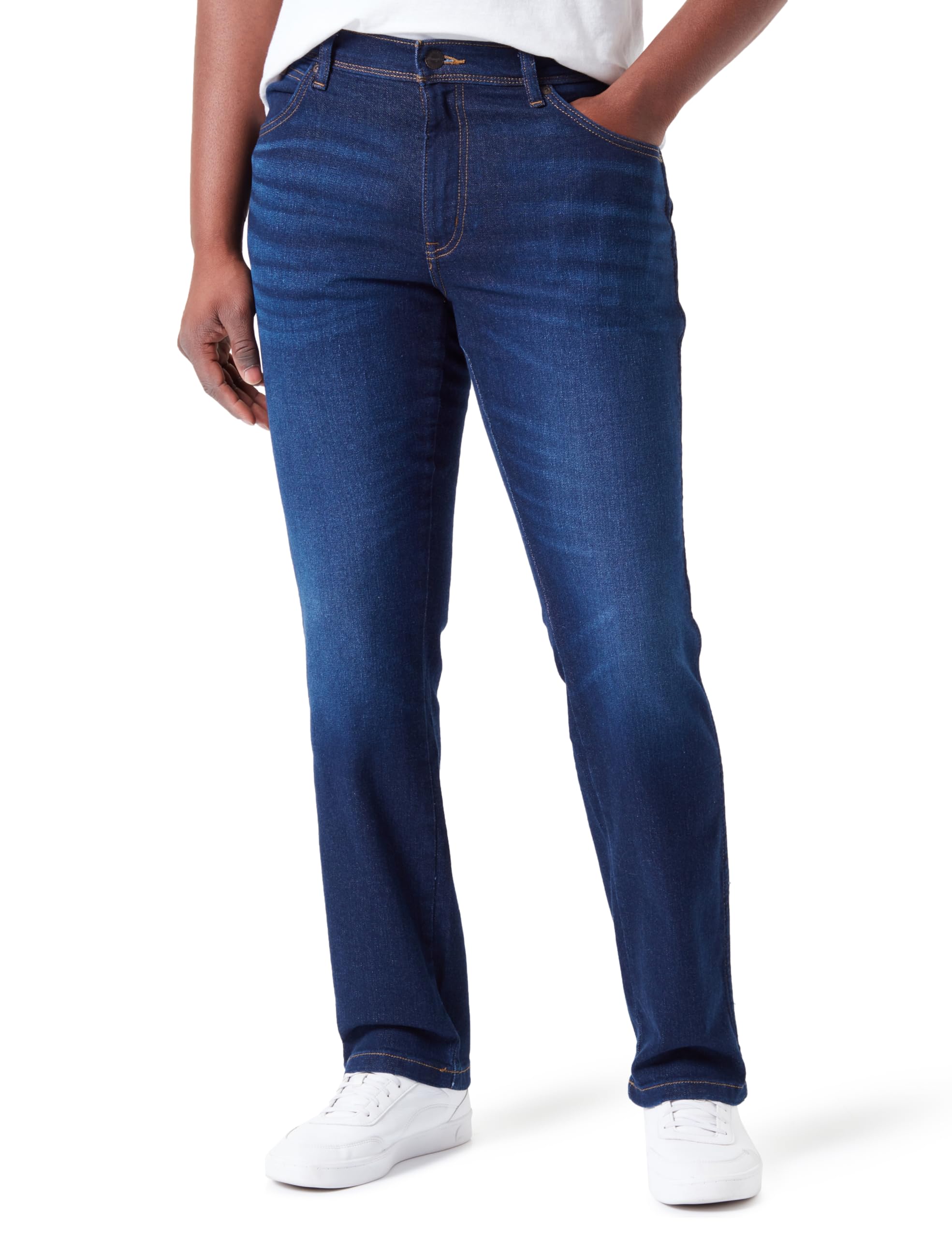 Wrangler Men's Larston Jeans, Night Shade, 33W / 32L