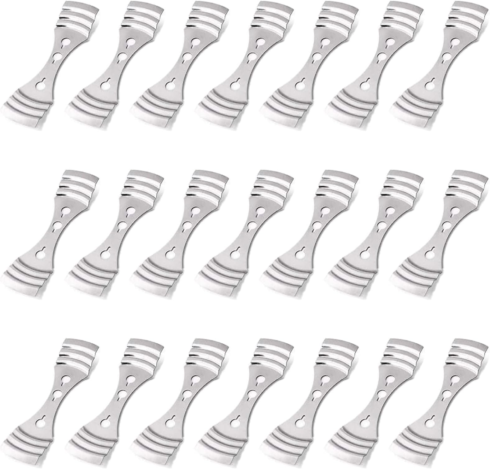 EricX Light Metal Wick Centering Device - 21 Pieces Wick Holder for Candle Making