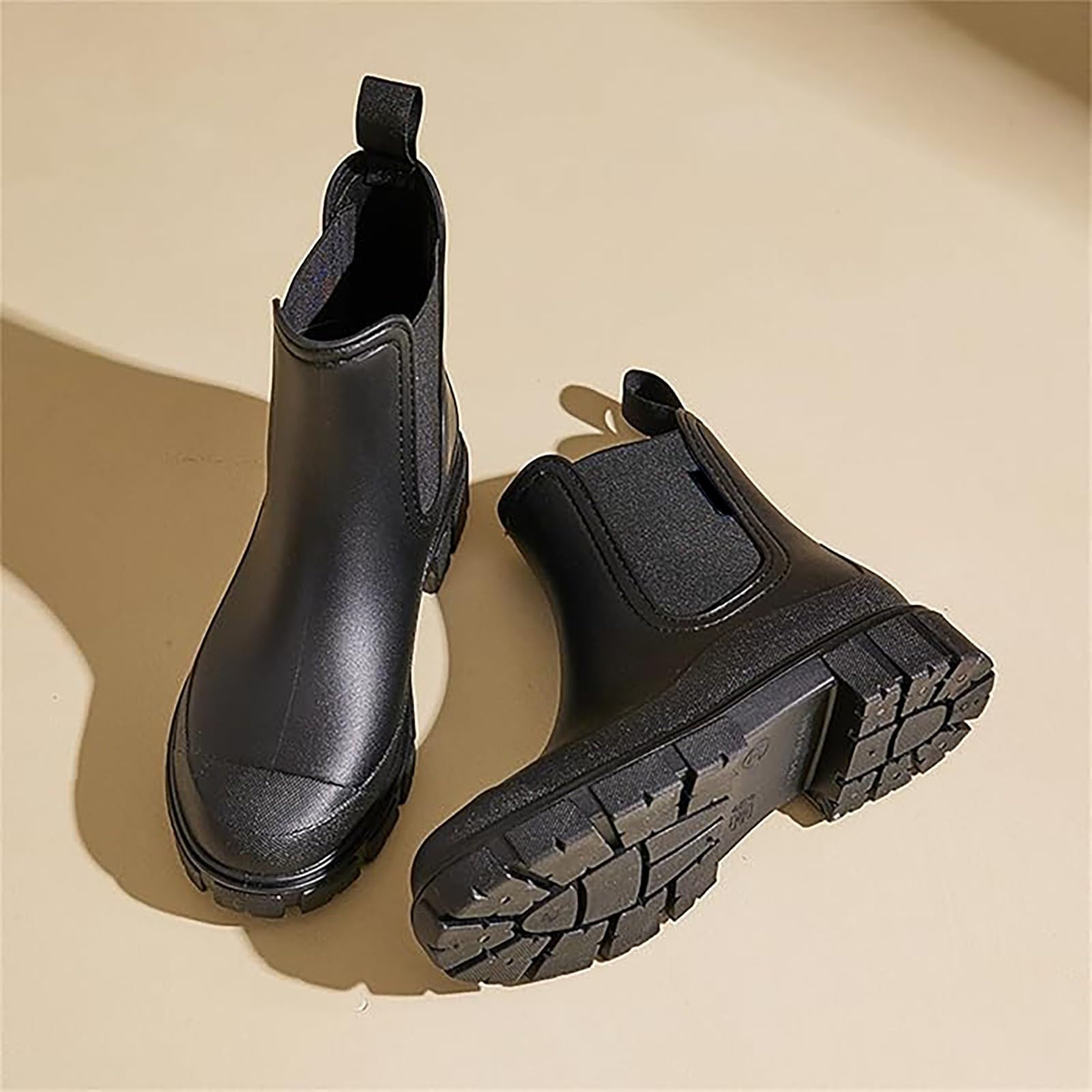 Generisch Stivali da equitazione da donna foderati, stivaletti da equitazione, per festival, stivali da equitazione, stivali Chelsea Boots, stivali da equitazione, stivali da equitazione, impermeabili