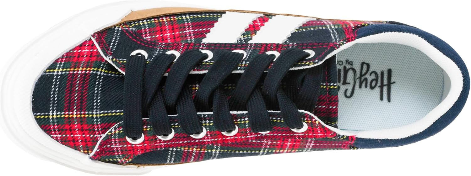 Corkys Footwear Hey Girl Womens Thats Her Fashion Sneaker - Featuring Two Stripes on the Side, Cushioned Insoles for All Day Wear, and A Lace-Up Design