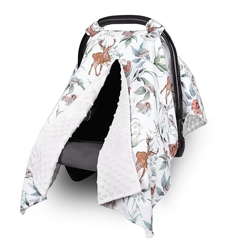 TANOFAR Peekaboo - Toldo para asiento de automóvil con apertura para bebés, suave y transpirable, portabebés multiusos, cochecito, cubierta de